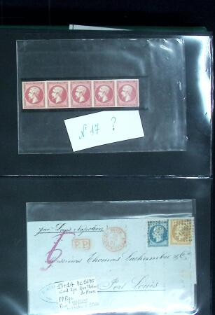 1849-1900 Ensemble de +200 lettres avec timbres, plus