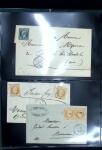 1849-1900 Ensemble de +200 lettres avec timbres, plus