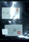 1849-1900 Ensemble de +200 lettres avec timbres, plus