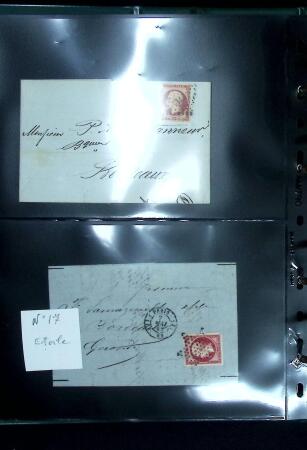 1849-1900 Ensemble de +200 lettres avec timbres, plus