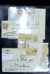 1849-1900 Ensemble de +200 lettres avec timbres, plus