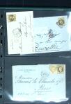 1849-1900 Ensemble de +200 lettres avec timbres, plus