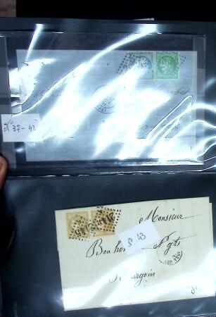 1849-1900 Ensemble de +200 lettres avec timbres, plus