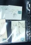 1849-1900 Ensemble de +200 lettres avec timbres, plus