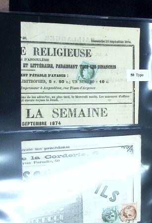 1849-1900 Ensemble de +200 lettres avec timbres, plus