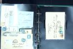 1849-1900 Ensemble de +200 lettres avec timbres, plus