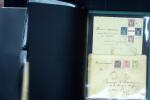 1849-1900 Ensemble de +200 lettres avec timbres, plus