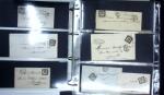 1849-1900 Ensemble de +200 lettres avec timbres, plus