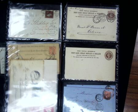 1849-1900 Ensemble de +200 lettres avec timbres, plus