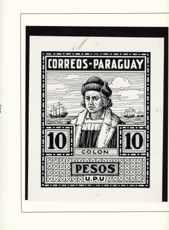 1928 Columbus 10p, attractive study on seven album