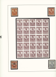 1928 Columbus 10p, attractive study on seven album