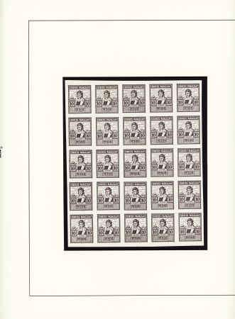 1928 Columbus 10p, attractive study on seven album