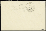 N° 63 (pd) obl. bouchon sur enveloppe pour Paris,