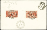 1933 Carte recommandée pour Barcelone via Zeppelin