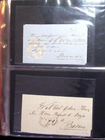 1840-62, DUTCH EAST INDIES: Specialised postal history