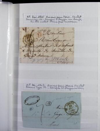 1623-1858 Sélection de 74 lettres préphilatéliques