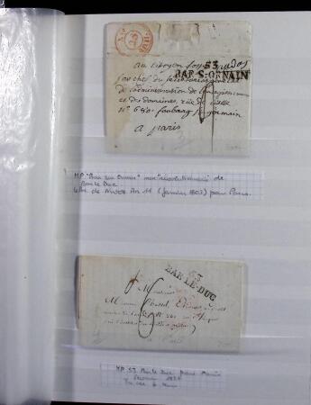 1623-1858 Sélection de 74 lettres préphilatéliques