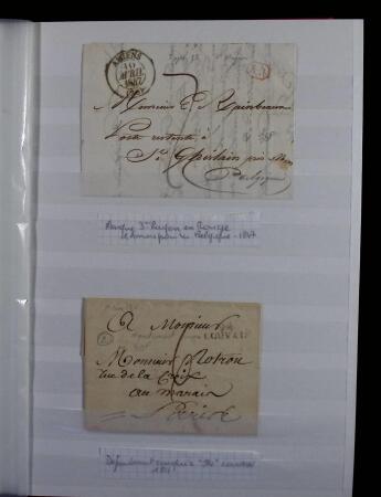 1623-1858 Sélection de 74 lettres préphilatéliques