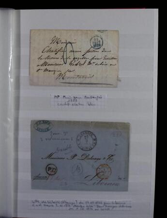 1623-1858 Sélection de 74 lettres préphilatéliques