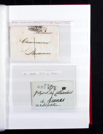 1623-1858 Sélection de 74 lettres préphilatéliques