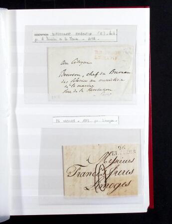 1623-1858 Sélection de 74 lettres préphilatéliques