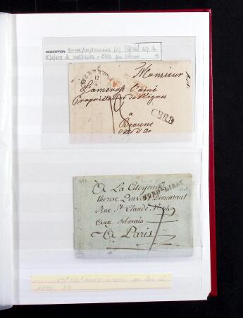 1623-1858 Sélection de 74 lettres préphilatéliques