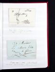 1623-1858 Sélection de 74 lettres préphilatéliques