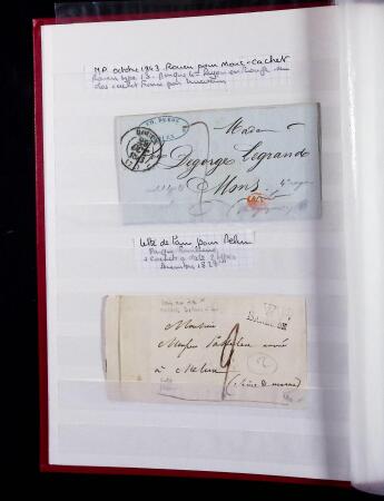 1623-1858 Sélection de 74 lettres préphilatéliques
