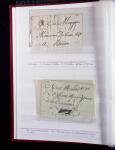 1623-1858 Sélection de 74 lettres préphilatéliques
