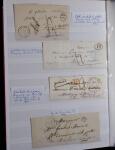 1623-1858 Sélection de 74 lettres préphilatéliques