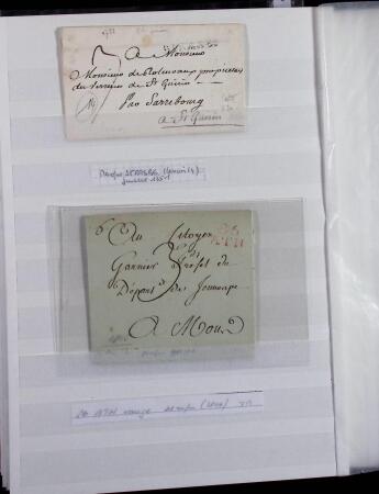 1623-1858 Sélection de 74 lettres préphilatéliques