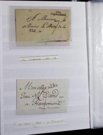 1623-1858 Sélection de 74 lettres préphilatéliques