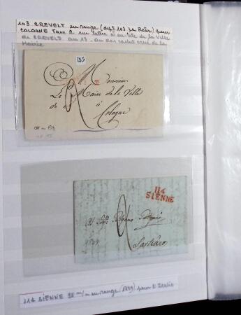1623-1858 Sélection de 74 lettres préphilatéliques