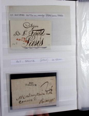 1623-1858 Sélection de 74 lettres préphilatéliques