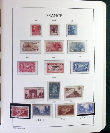 1900-1966 Collection de timbres neufs en 2 albums LEUCHTTURM