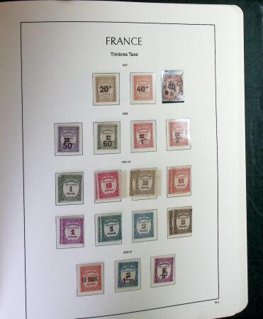 1900-1966 Collection de timbres neufs en 2 albums LEUCHTTURM