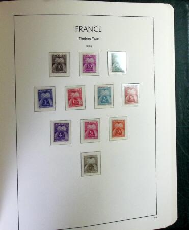 1900-1966 Collection de timbres neufs en 2 albums LEUCHTTURM