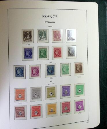 1900-1966 Collection de timbres neufs en 2 albums LEUCHTTURM
