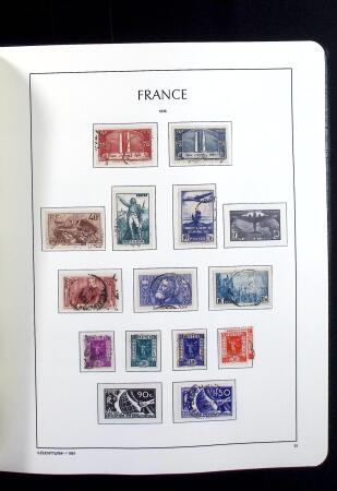 1850-2009 Collection de France en 5 albums LEUCHTTURM,