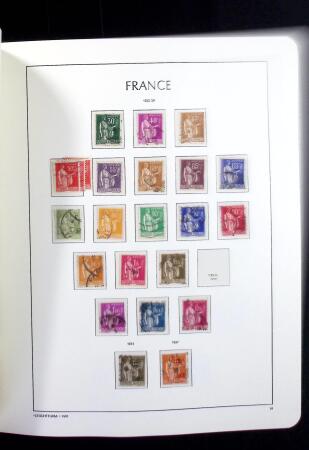 1850-2009 Collection de France en 5 albums LEUCHTTURM,