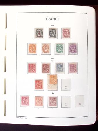 1850-2015 Collection de timbres France en 10 albums