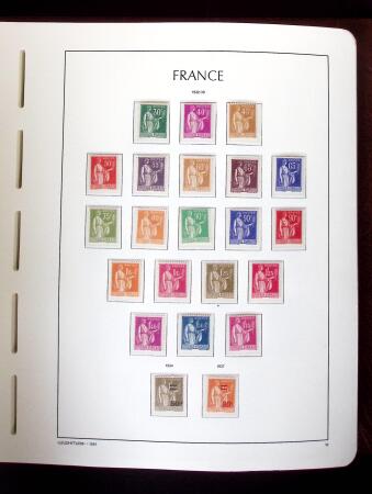 1850-2015 Collection de timbres France en 10 albums