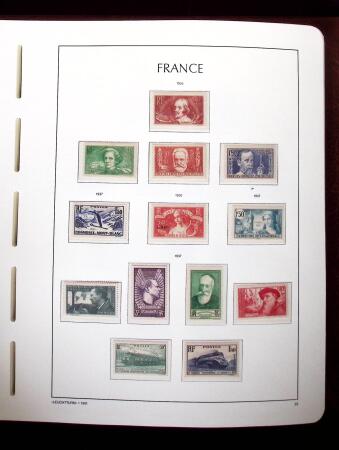 1850-2015 Collection de timbres France en 10 albums