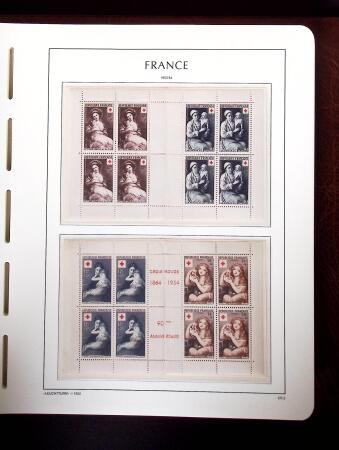 1850-2015 Collection de timbres France en 10 albums