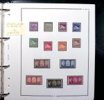 1924-2015 Collection de timbres d'Algérieen 4 albums,