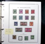1924-2015 Collection de timbres d'Algérieen 4 albums,