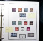 1924-2015 Collection de timbres d'Algérieen 4 albums,