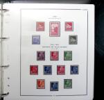 1924-2015 Collection de timbres d'Algérieen 4 albums,