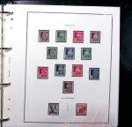 1924-2015 Collection de timbres d'Algérieen 4 albums,