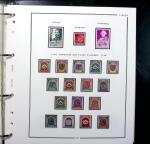 1924-2015 Collection de timbres d'Algérieen 4 albums,